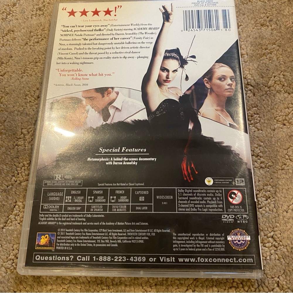 DVD, Black Swan - Picture 2 of 5
